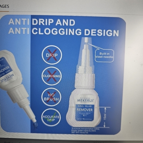 NEW Mekerui Super Strong Nail Gel & Nail Glue for Press on Nails - Picture 6 of 10